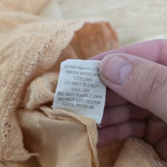 Forever That Girl Tunic Top Womens 2 Embroidered Sheer Boho Festival Peasant Blo - Picture 5 of 10